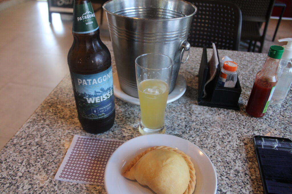 Empanada and Beer.