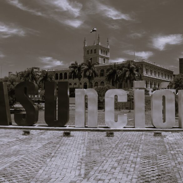 Sign of Asunción.