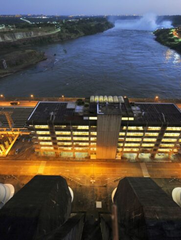 The Itaipu Hydroelectric Power Plant Production Building