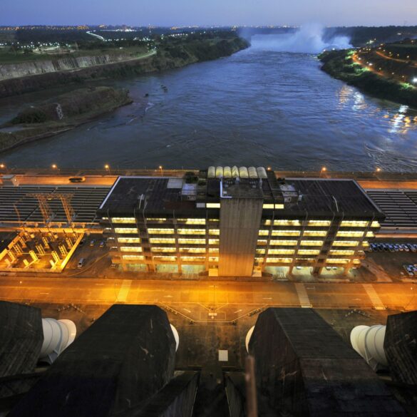 The Itaipu Hydroelectric Power Plant Production Building