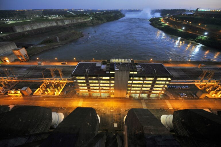 The Itaipu Hydroelectric Power Plant Production Building