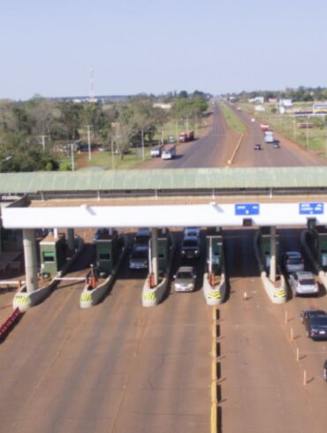 Toll booths in Paraguay