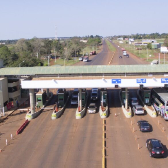 Toll booths in Paraguay