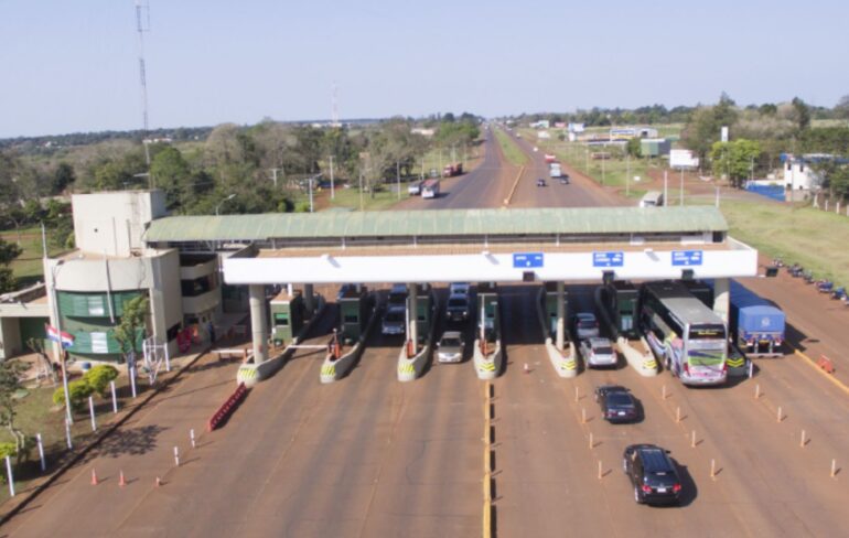 Toll booths in Paraguay