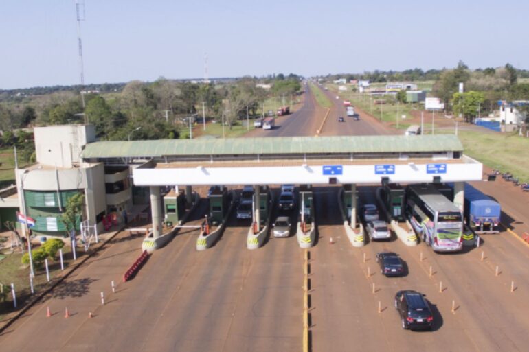 Toll booths in Paraguay