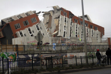 Building Destroyed in Concepción