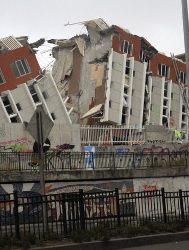 Building Destroyed in Concepción