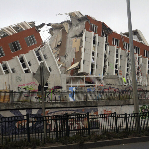 Building Destroyed in Concepción