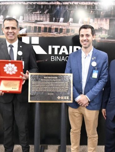 Itaipu has received another international honour, the IEEE Milestone award