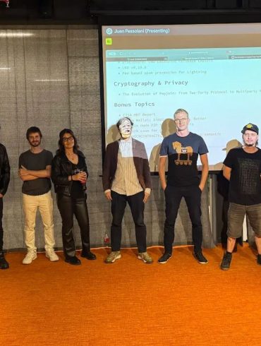 The first BitDevs meetup in Asuncion, Paraguay, in April 2025