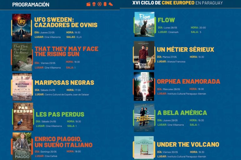 The European Film Festival is coming to Asuncion