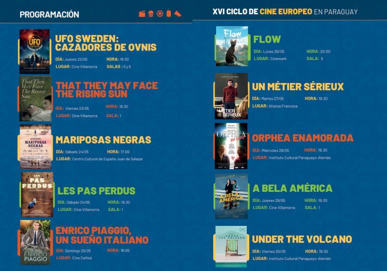 The European Film Festival is coming to Asuncion