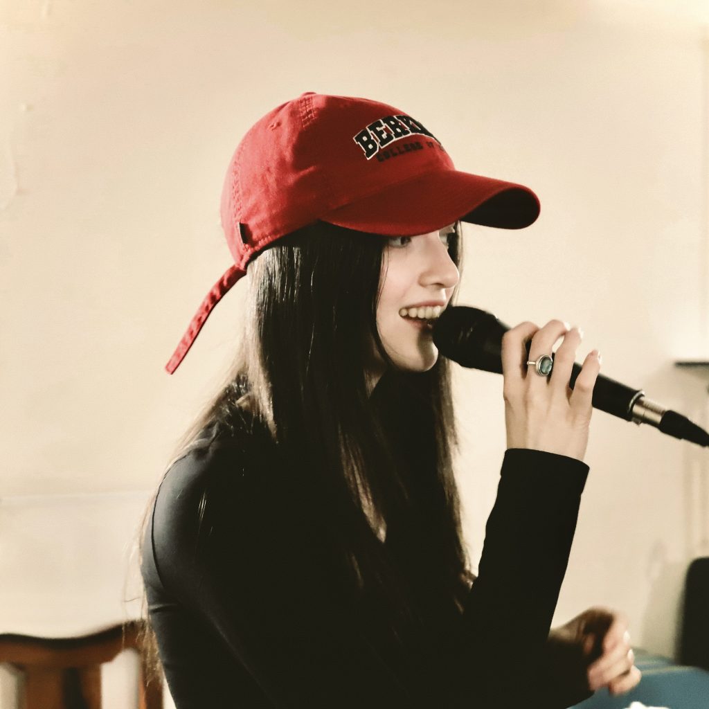 Singer-songrwriter Ana Blosset.