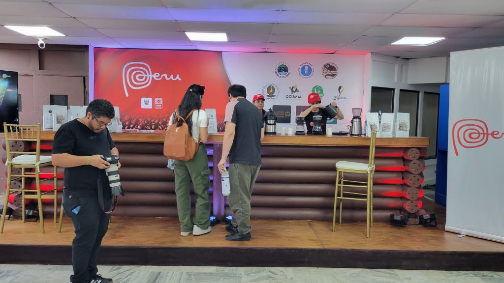 Interior scene of the Asu Coffee Fest.