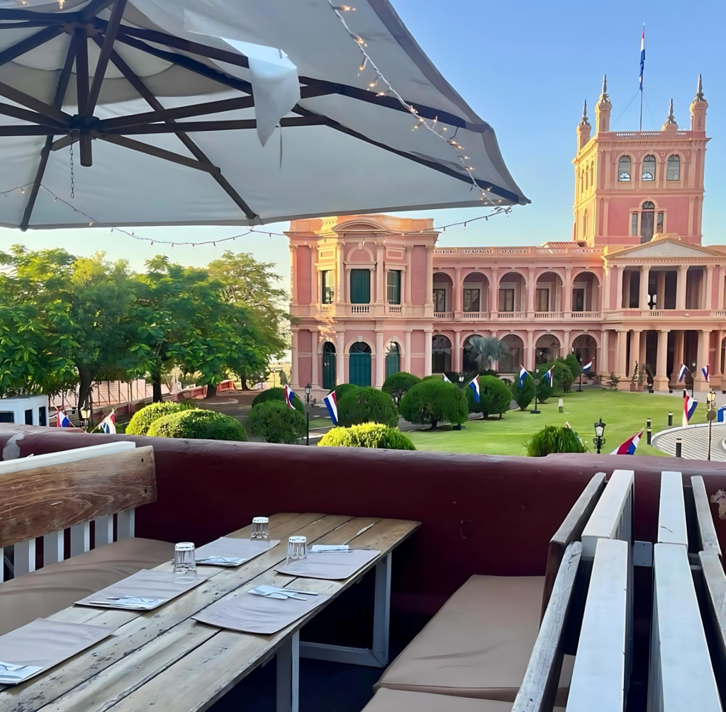 View from the restaurant.