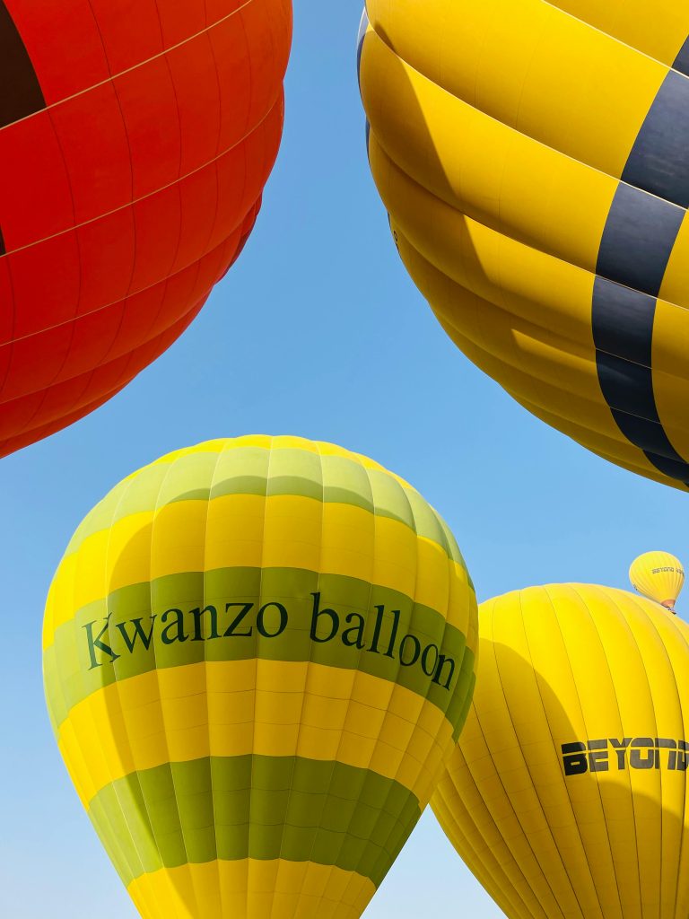 Hot air balloon that can be use during the event.