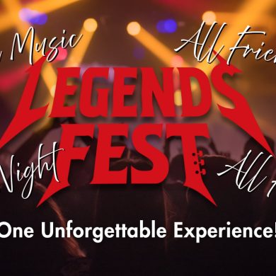 Official lineup for Legends Fest in Asunción featuring the music of Queen, The Beatles, Amy Winehouse, and Roxette.