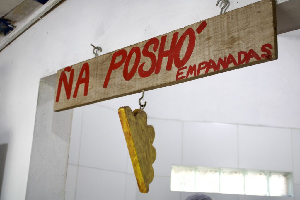 Decoration of the restaurant.