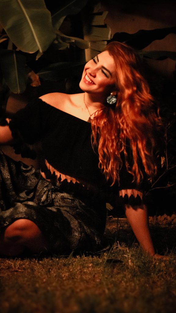 Singer Bárbara Cáceres.