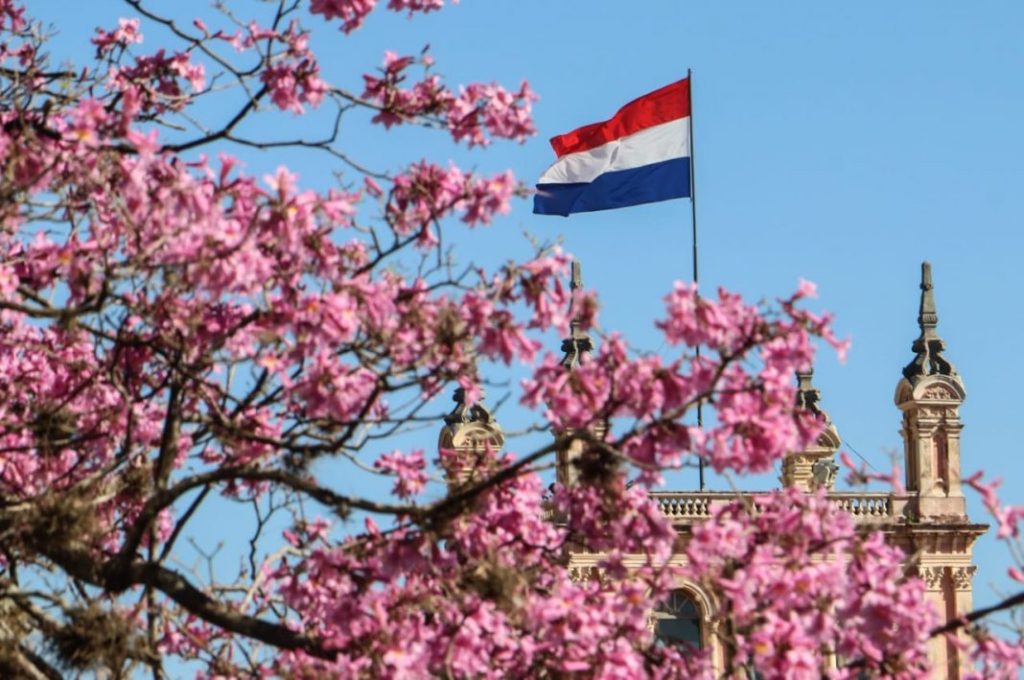 Arrival of spring on Youth Day.