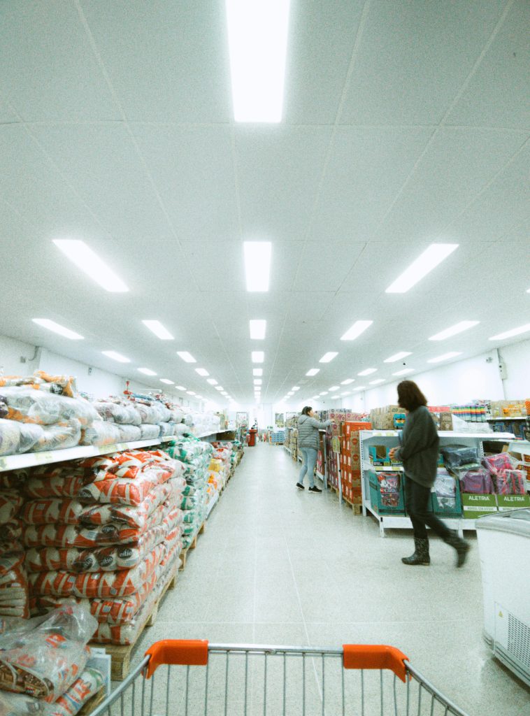 Deflation affects the food sector as well.
