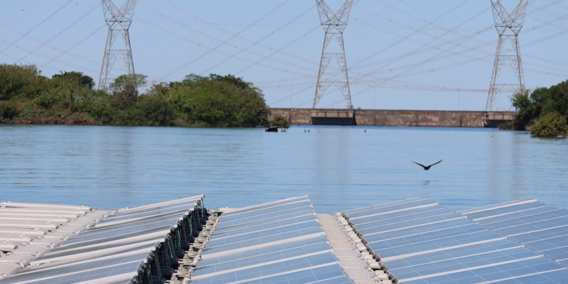 first floating solar plant
