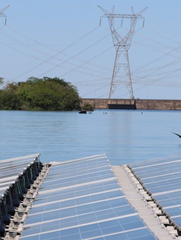 first floating solar plant