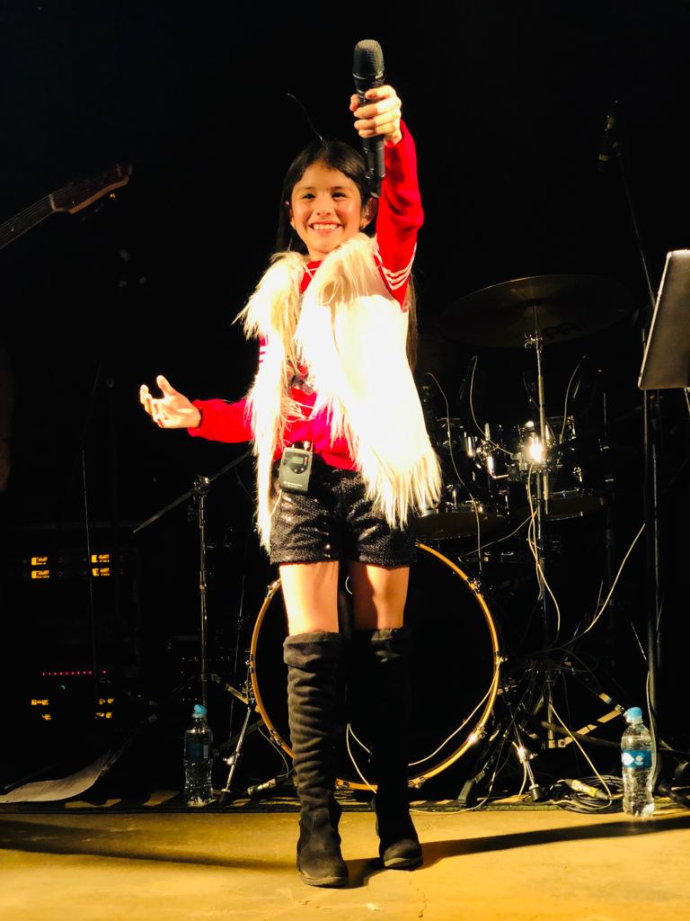 Fiorella performing as a children in different shows and festival.