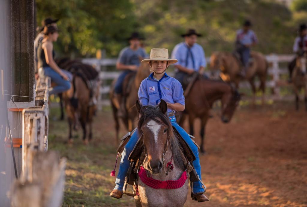 Apart from music, she has a passion for roping.