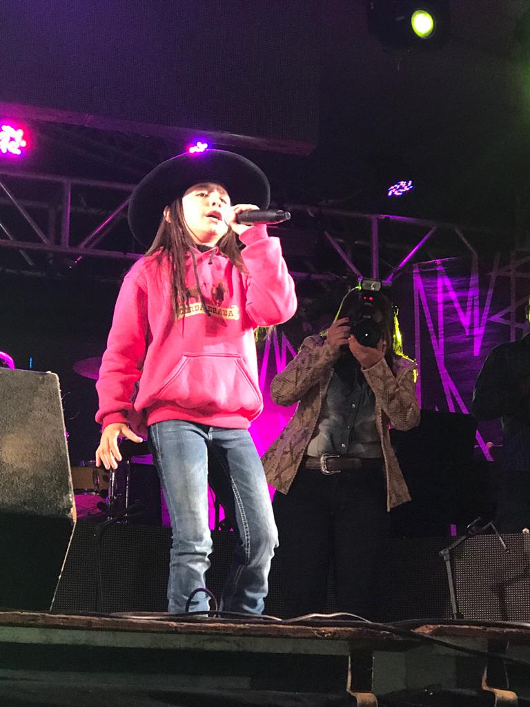 Fiorella performing as a children in different shows and festival.