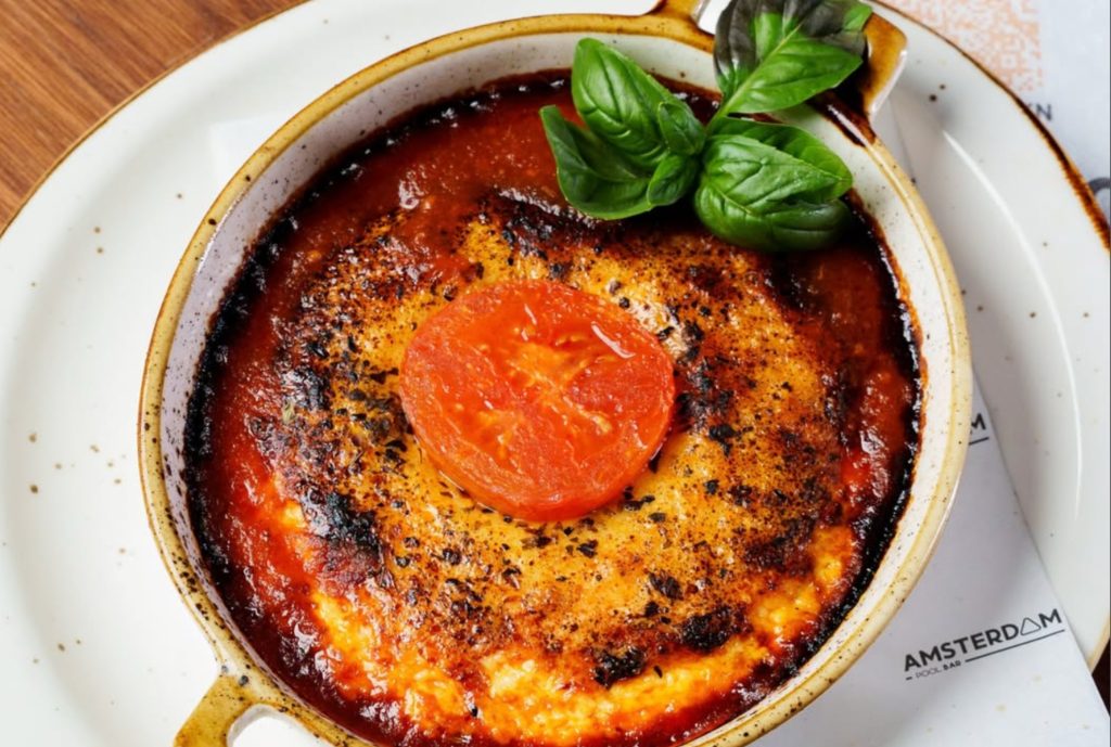 Some of the food offered at the establishment.