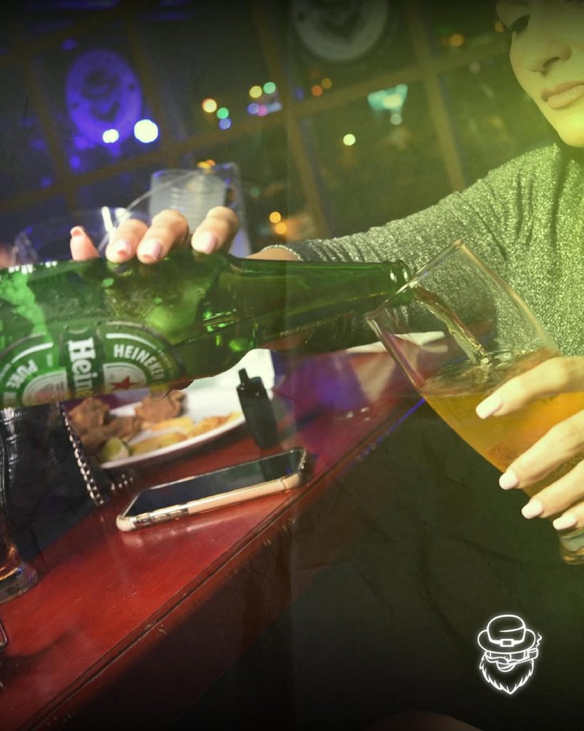 Drinks offered at the establishment.