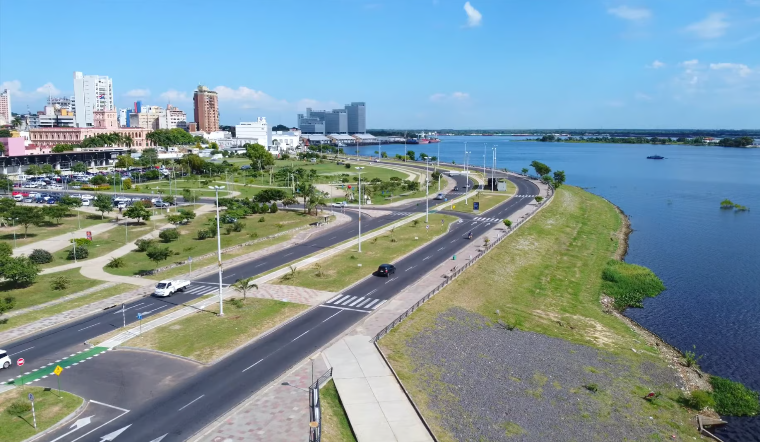 Costanera Norte In Asunción Fully Reopened After High-Voltage Lines Buried Underground