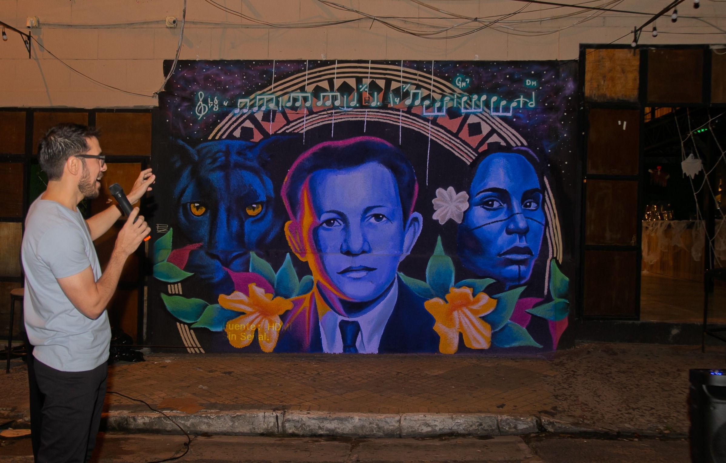 Revolutionary Mural Brings Musical Heritage To Life In Asunción’s Historical Centre