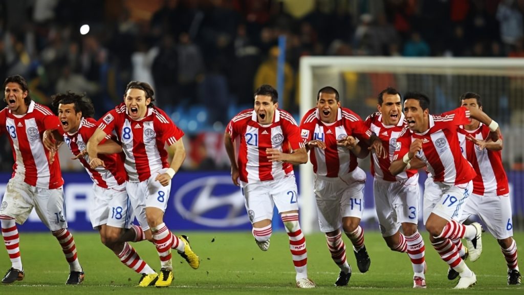 The Albirroja celebrating in 2010, that also sparked a holiday in that year