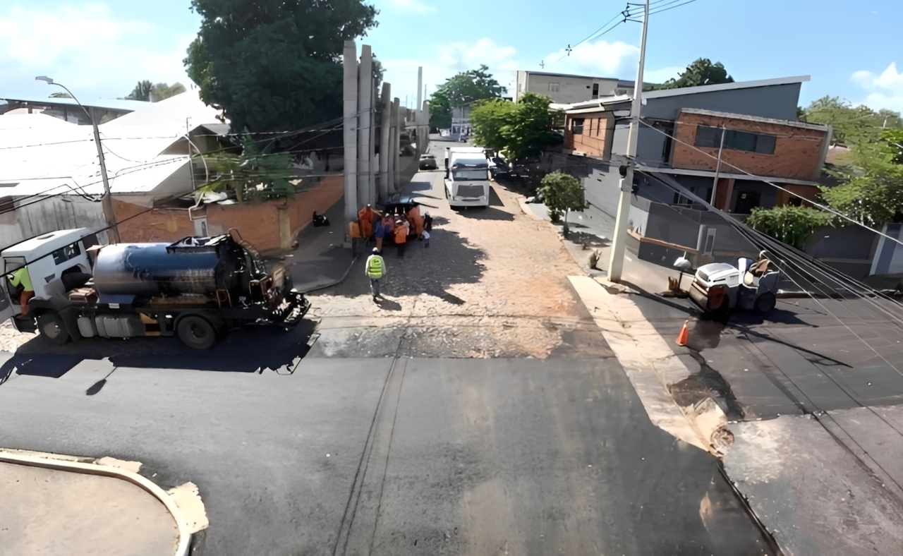 Plan 1,000 Kicks Off In Asunción: Road Works Underway To Ease Traffic Congestion