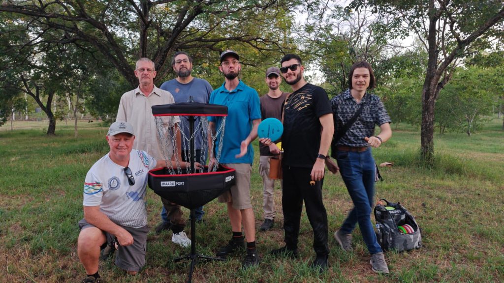 Members of the Paraguayan Disc Golf Association