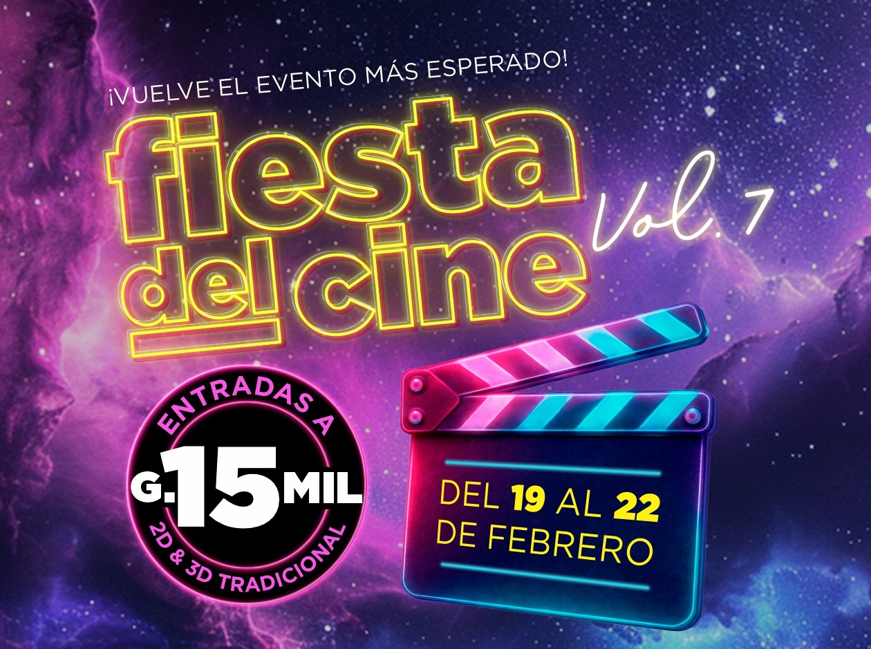 Cinema Party Returns To Paraguay With ₲15,000 Movie Tickets Nationwide