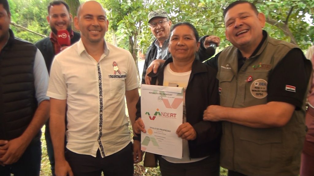 INDERT giving property titles