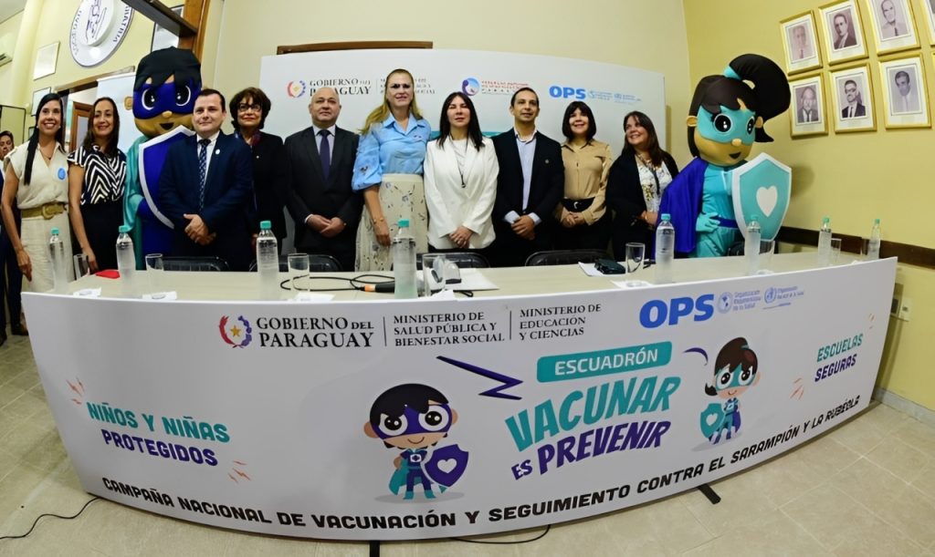 Launch of the vaccination against measles