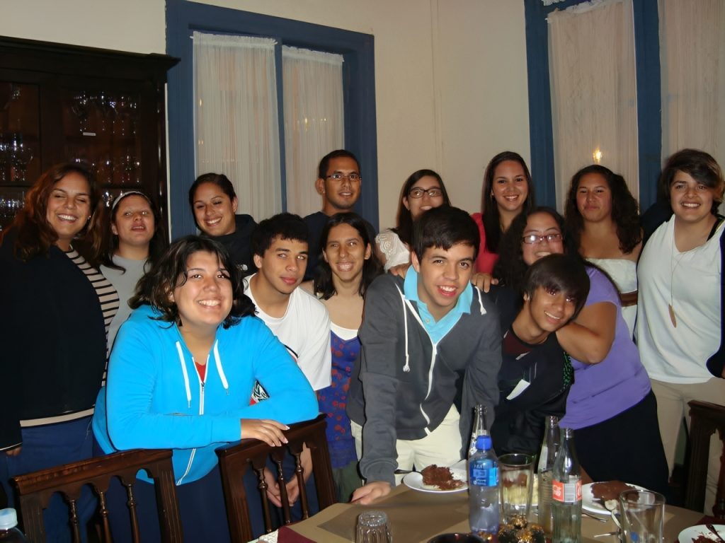 Nathan Blasdell in his visit to Paraguay