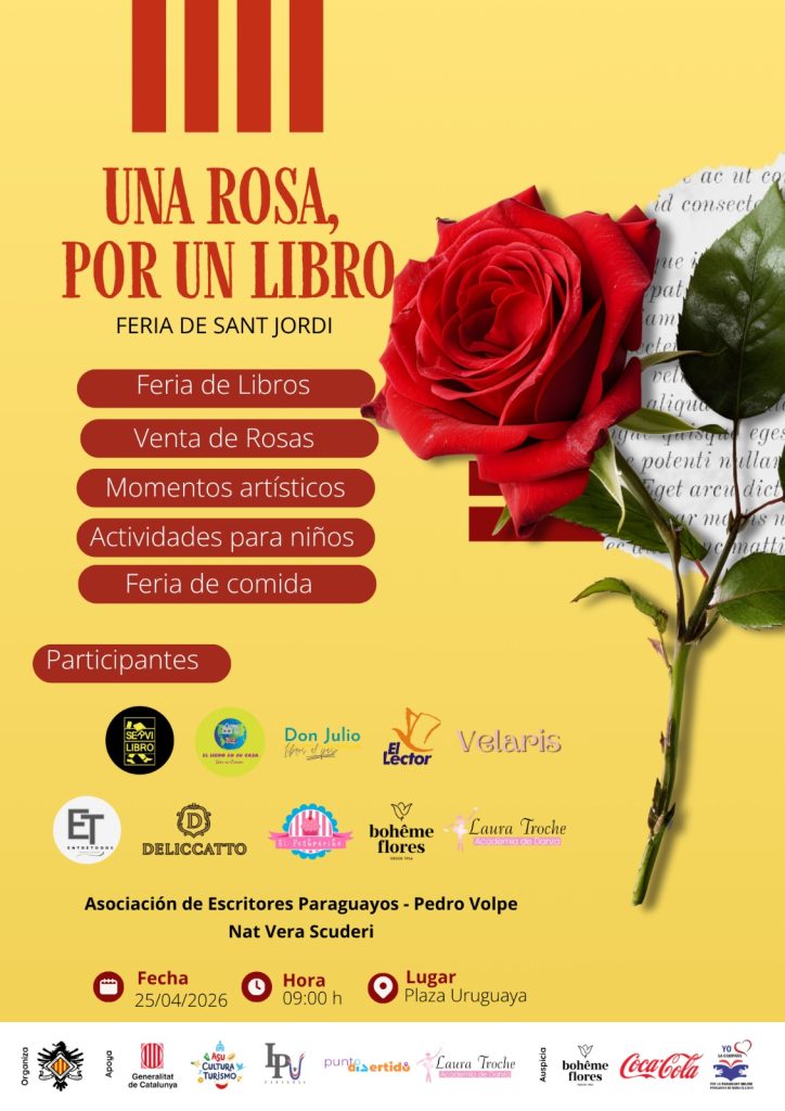 Poster of the event about Sant Jordi.