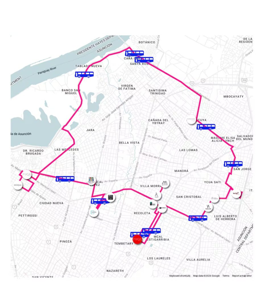 Route for Galleries Night 2026.