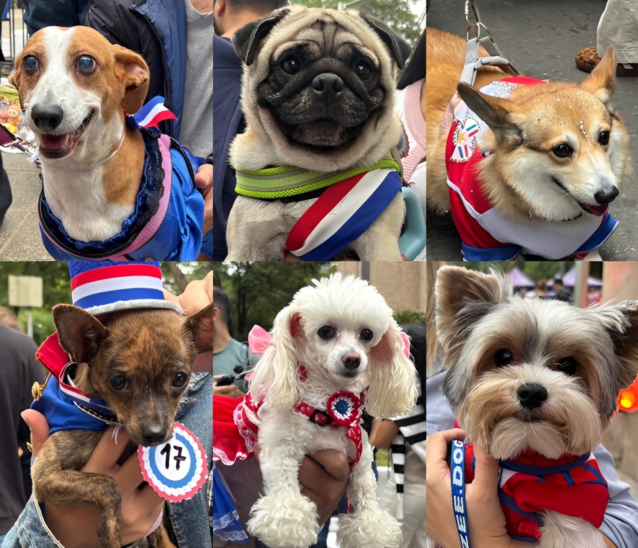 Red, White And Woof! This Was Asunción’s Patriot Dog Parade