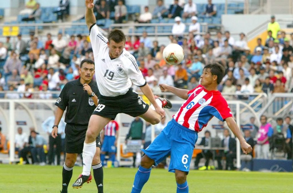 Germany vs Paraguay in the 2002 World Cup.