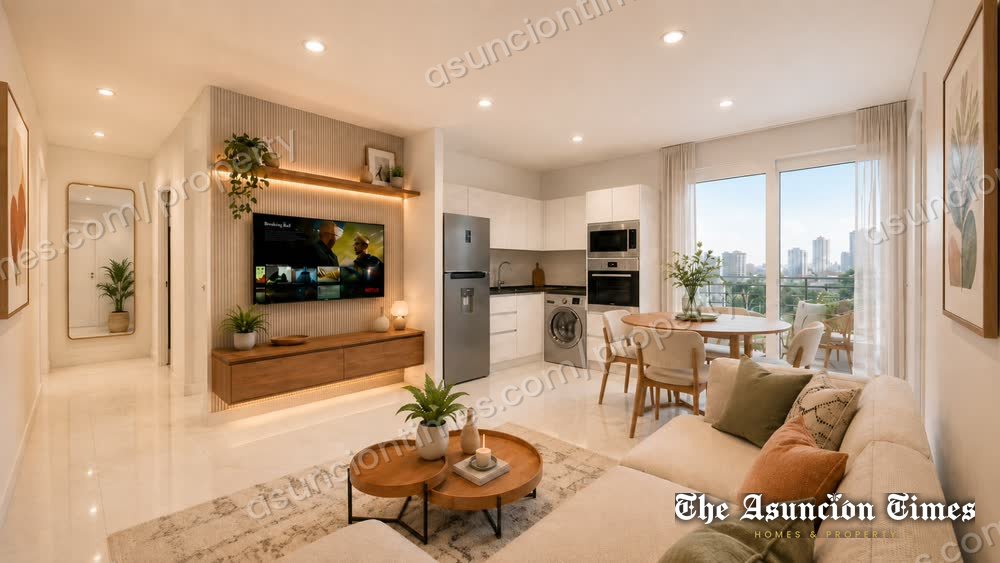 One-bedroom apartment in Recoleta, large balcony