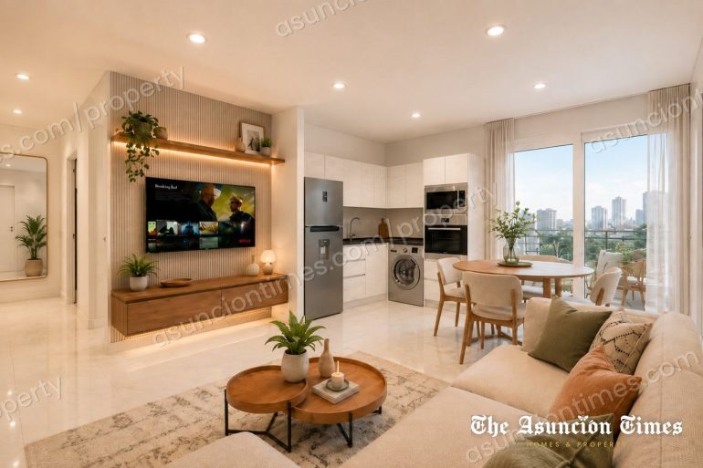 One-bedroom apartment in Recoleta, large balcony