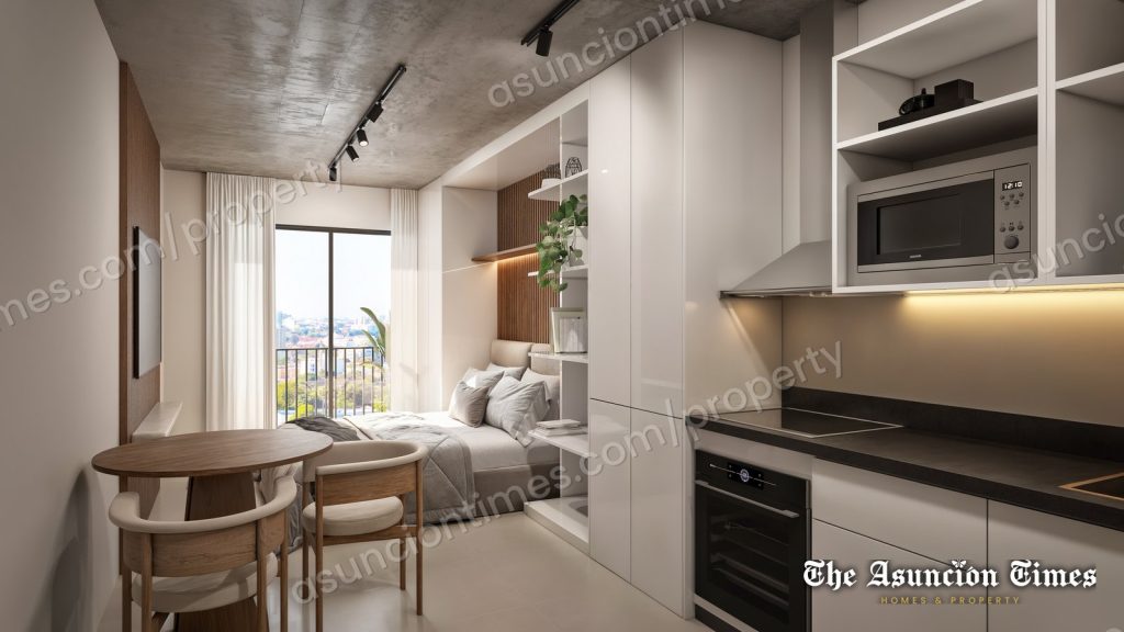 Studio apartment in Villa Morra