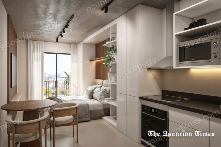 Studio apartment in Villa Morra